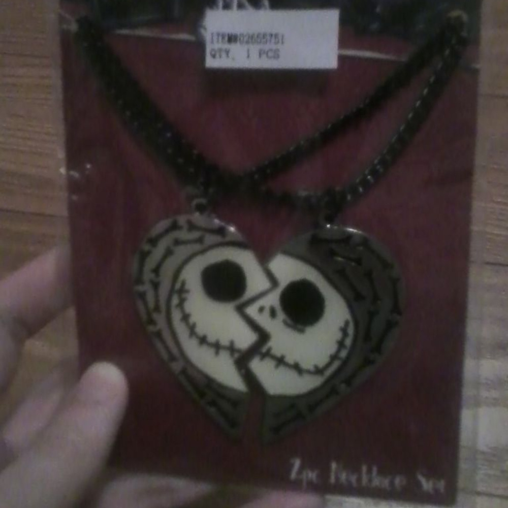 Nightmare Before Christmas Best Friends Necklaces